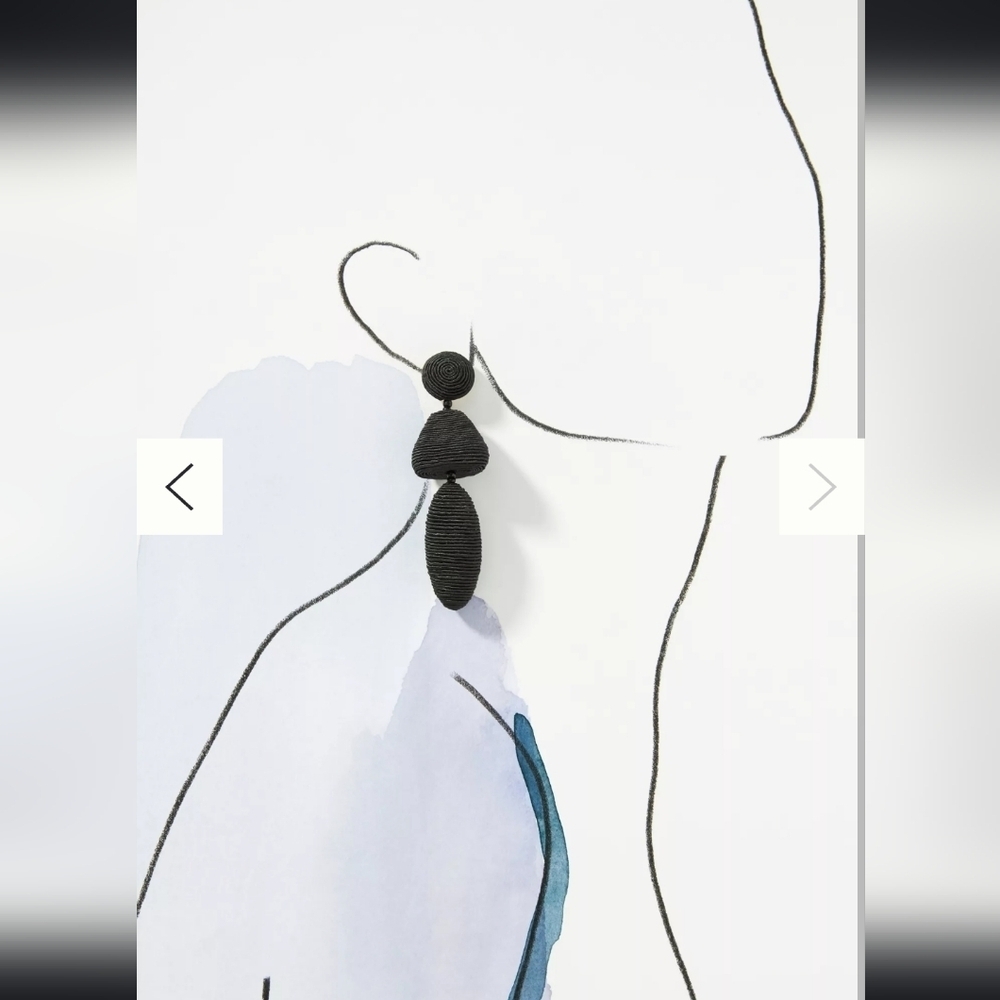 BaubleBar, Raquel Earrings, Gold -NEW! - Picture 6 of 8